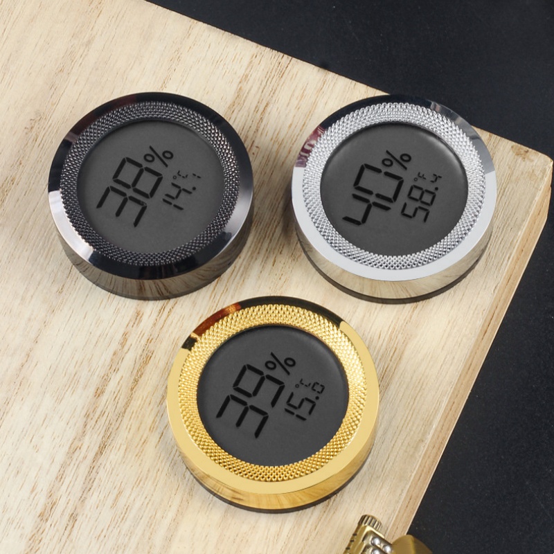 Digital Hygrometer Probe - مقياس حرارة ورطوبة رقمي صغير للسيجار،