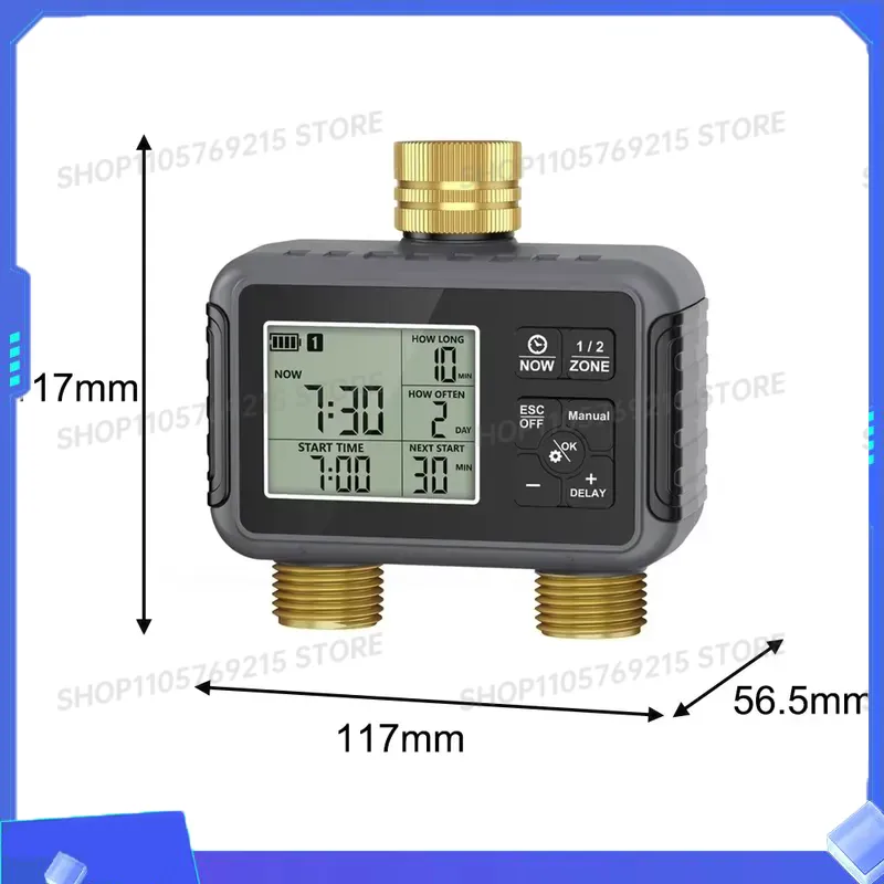 Timer Dual Outlet - جهاز تحكم ذكي في ري الحدائق