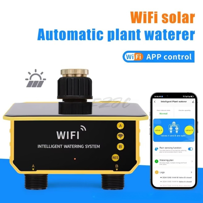 جهاز تحكم بالري يعمل بالطاقة ا - مراجعة Timer Dual Outlet وسعره