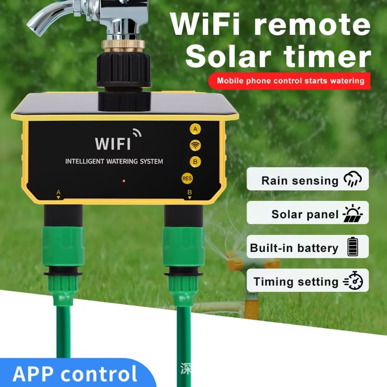 جهاز تحكم بالري يعمل بالطاقة ا - مراجعة Timer Dual Outlet وسعره