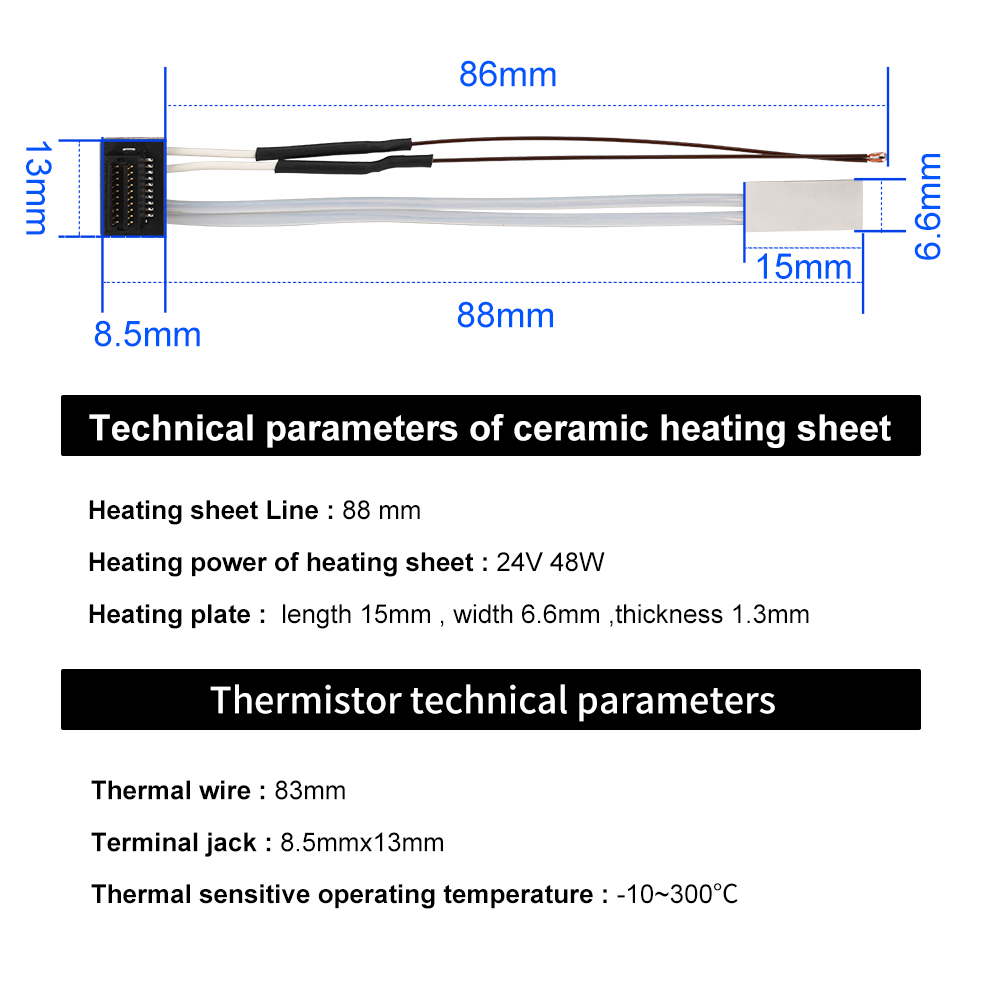 ل Bambu Lab Hotend V2.0 V3.0 K - مراجعة Ceramic Heat Emitter وسعره
