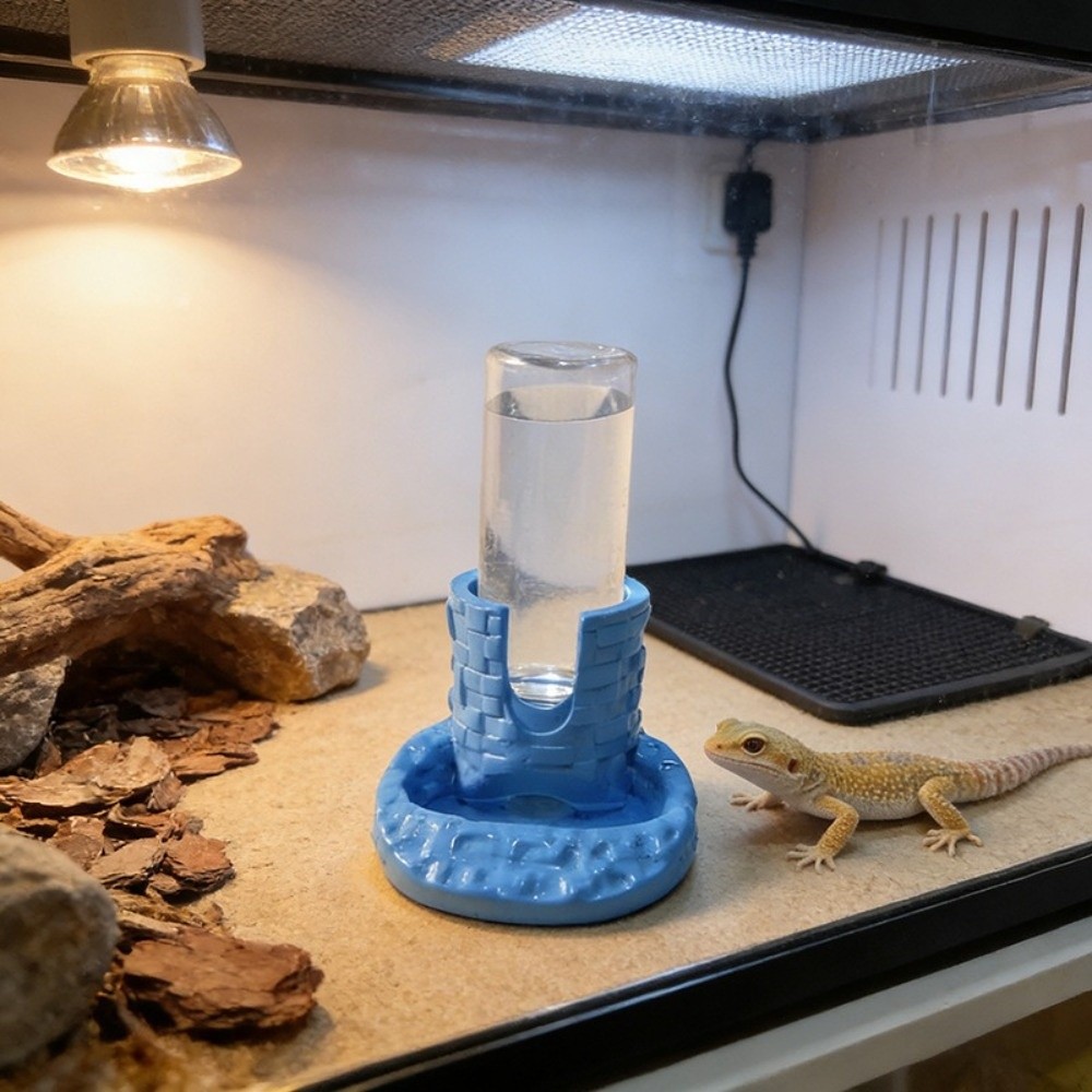 وعاء ماء بلاستيكي للزواحف بقاع - مراجعة Water Dish Reptile وسعره