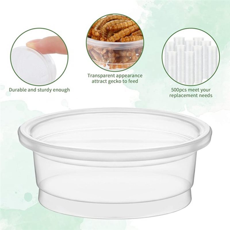 أكواب طعام وماء للسحالي (120 ق - مراجعة Water Dish Reptile وسعره